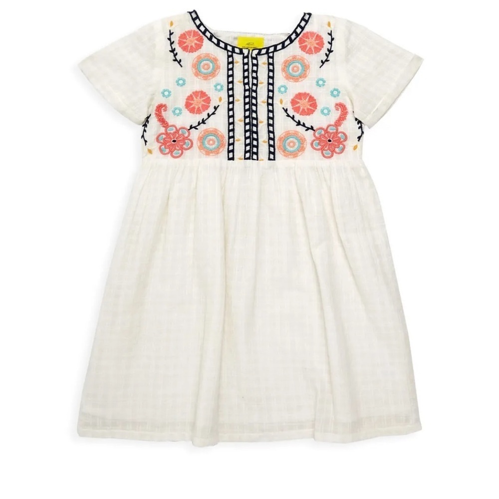 ROLLER RABBIT slyvie dress floral embroidered size 2